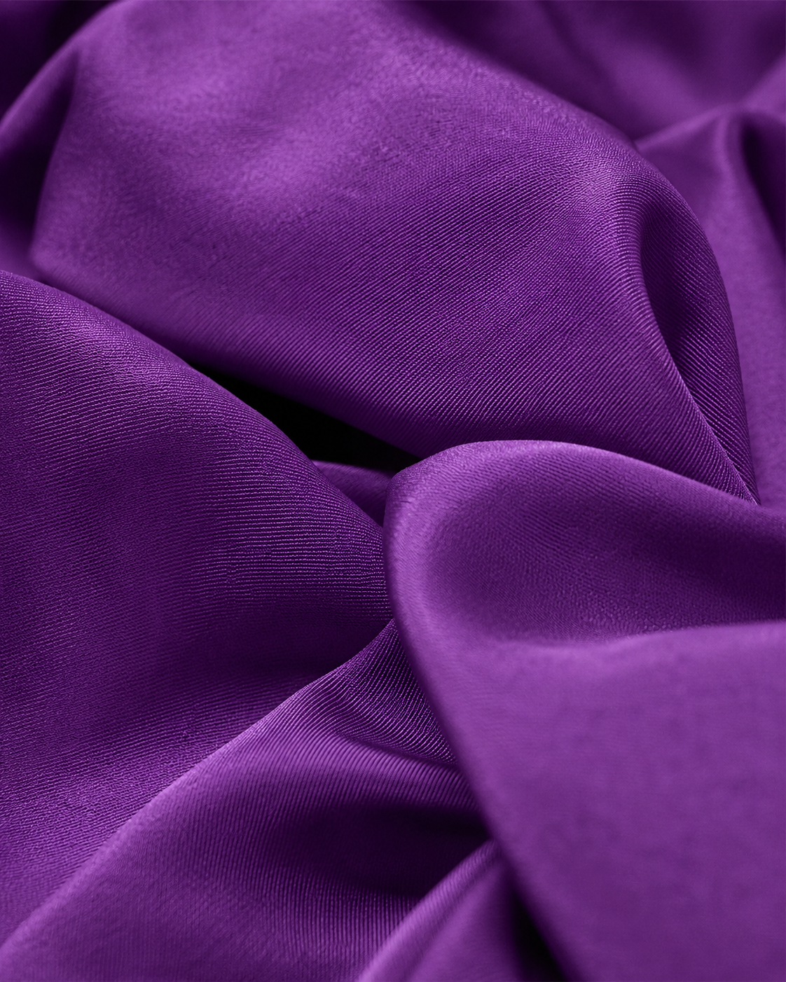 Purple Plain Dyed Premium Rayon Fabric