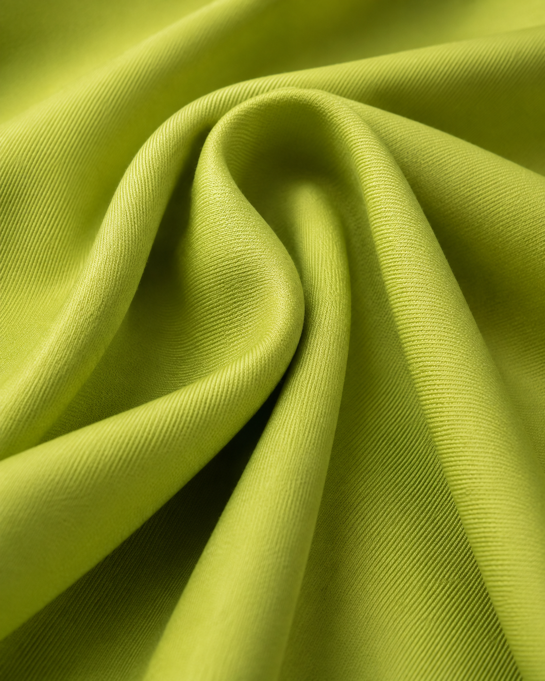 Lime Green Premium Plain Dyed Rayon Fabric
