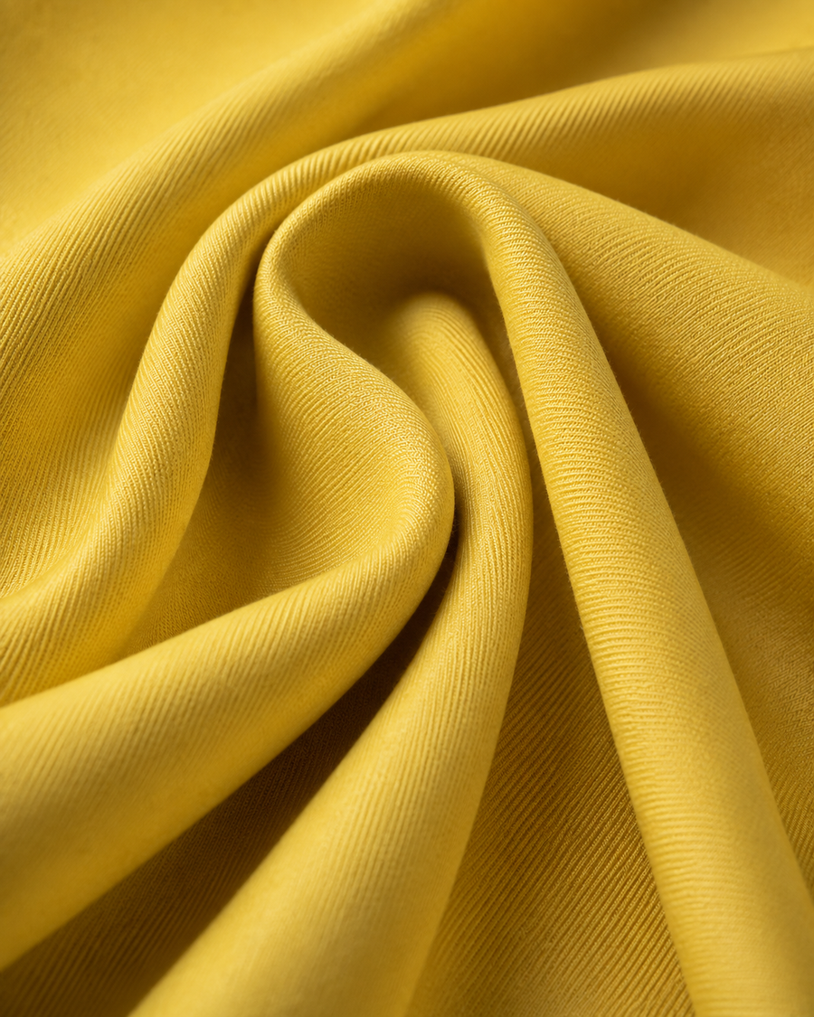Mustard Yellow Premium Plain Dyed Rayon Fabric