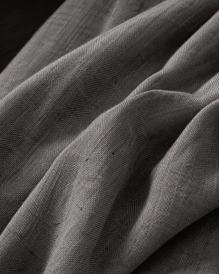 Premium Grey Handloom Cotton Fabric