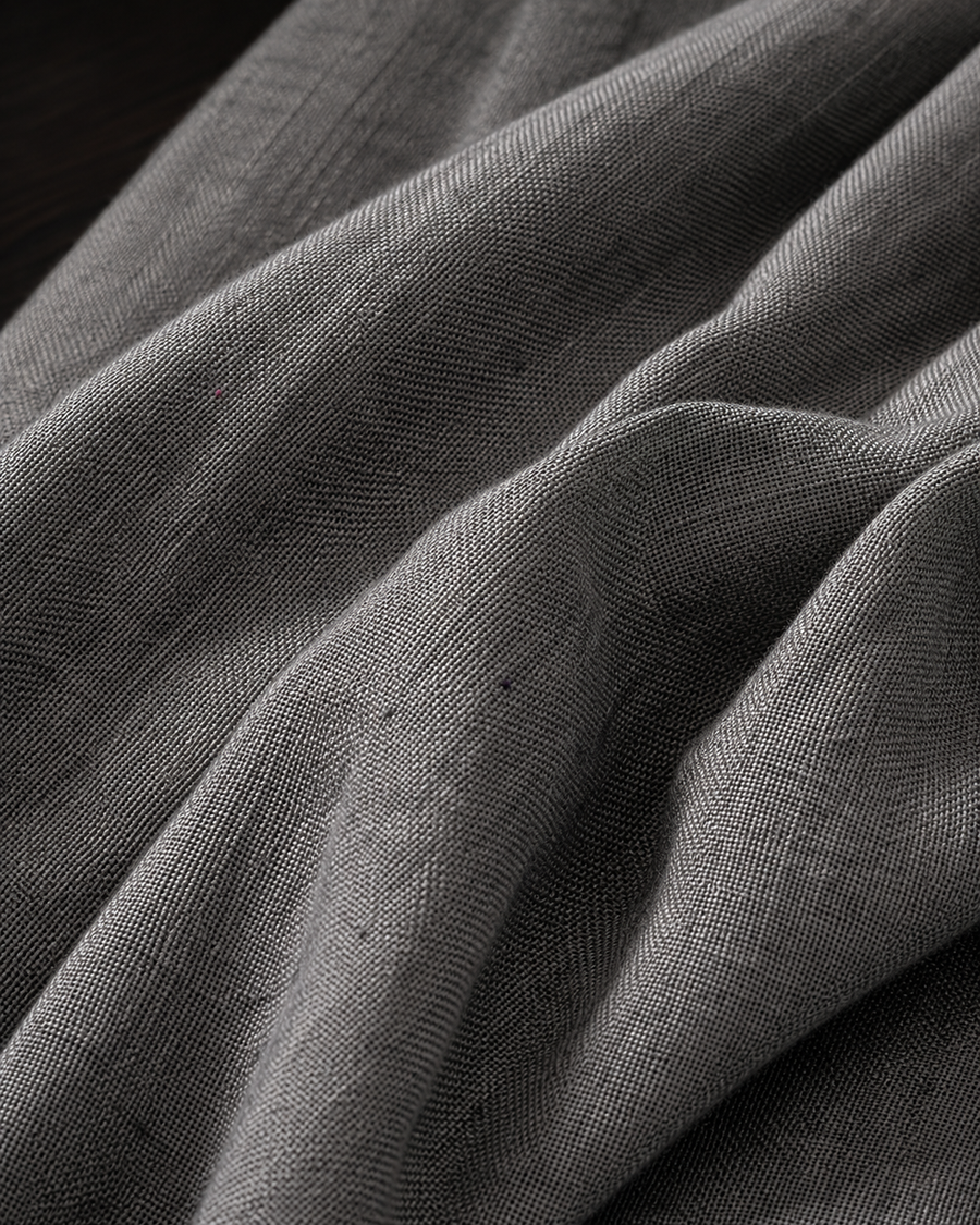 Premium Grey Handloom Cotton Fabric