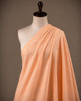 Premium Peach Handloom South Cotton Fabric
