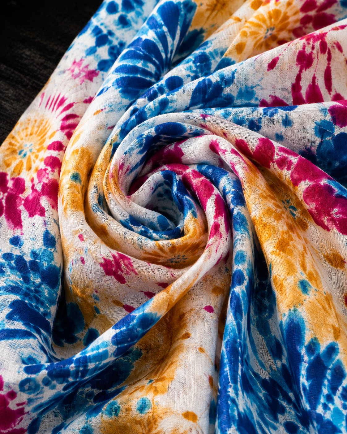 Tye & Dye Rayon Printed Fabric