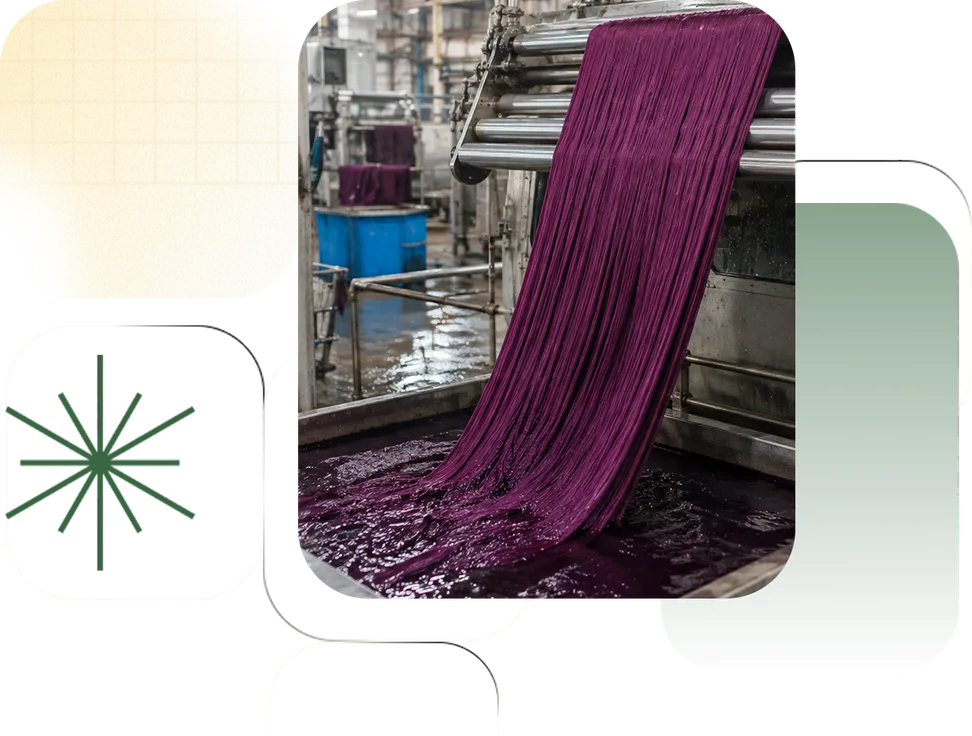 Custom fabric dyeing
