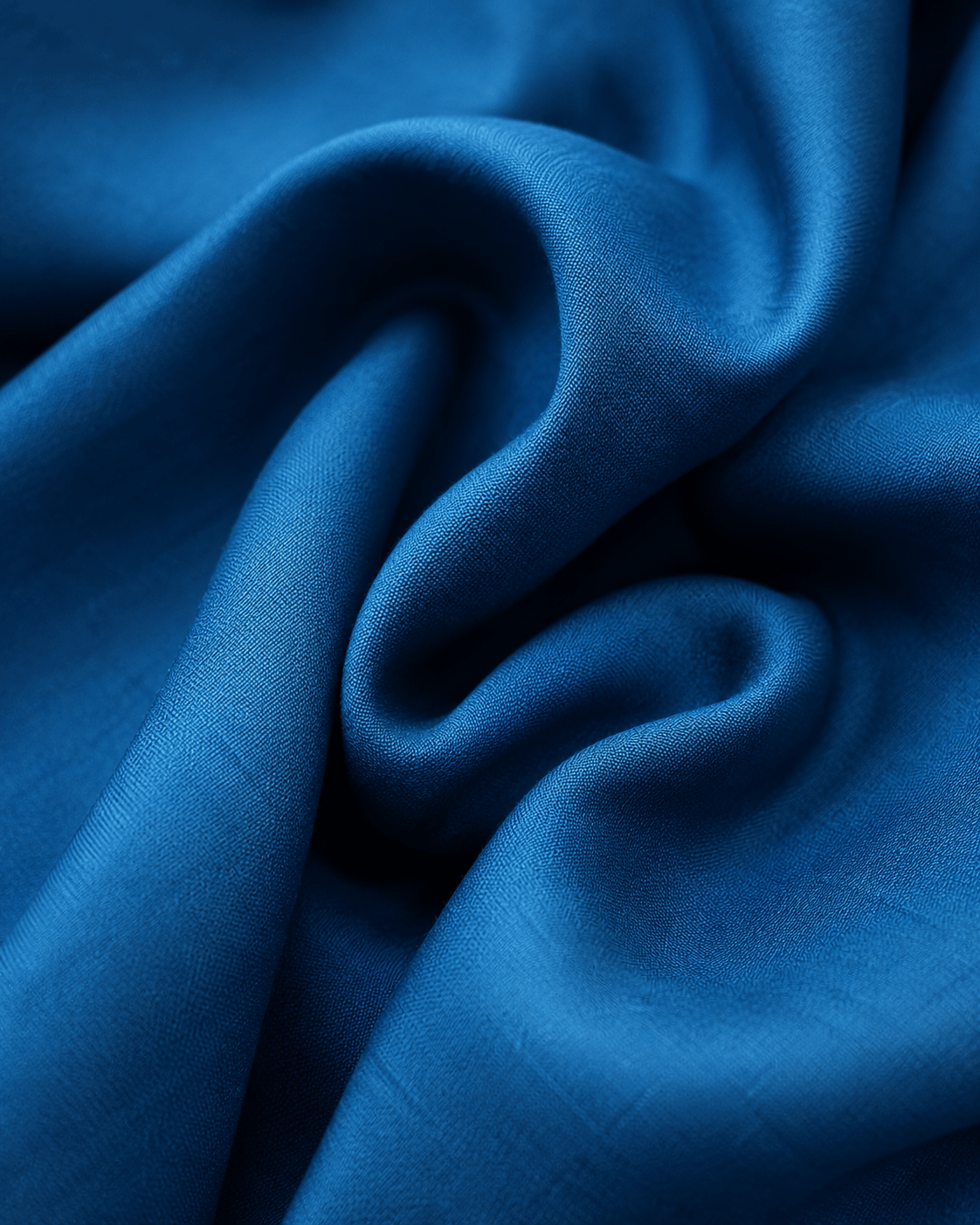 Royal Blue Premium Plain Dyed Rayon Fabric - The Loom Fabrics
