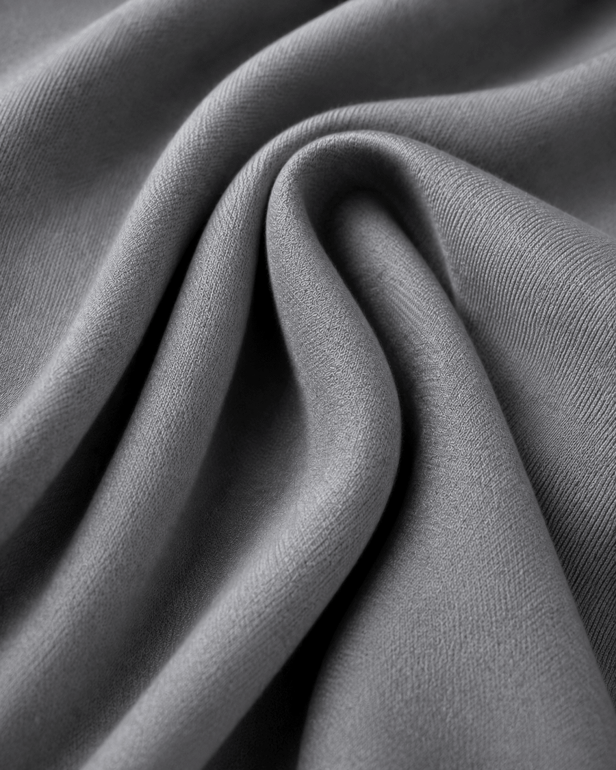 Silver Grey Premium Plain Dyed Rayon Fabric